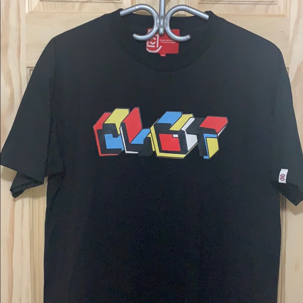 CLOT Black vintage T-SHIRT XL Juice EDC Hong Kong